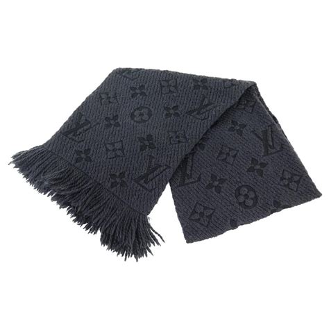 louis vuitton 413287|LOUIS VUITTON Echarpe Logomania Shine Scarf 413287 Black .